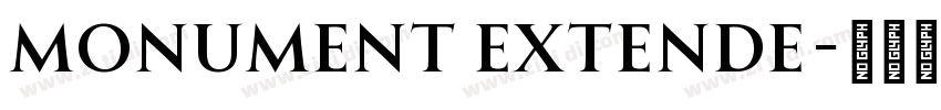 Monument Extende字体转换
